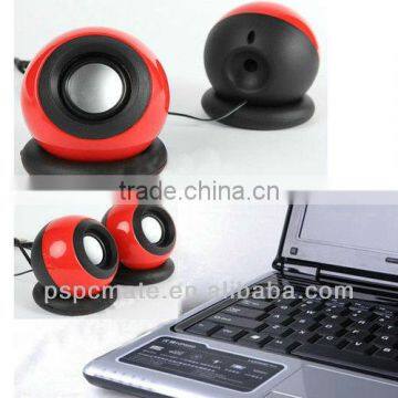 Cool New Red Mini for Mp3 Phone Music Player Laptop Computer PC USB Speaker