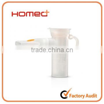 Straight mouthpiece with cup for Nebulizer device