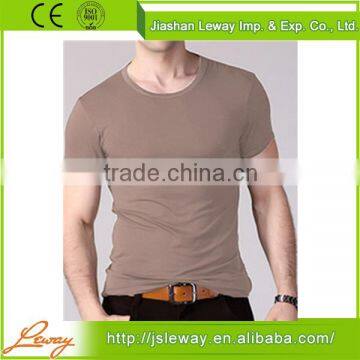 Cheap plain men's v neck muscle t shirts