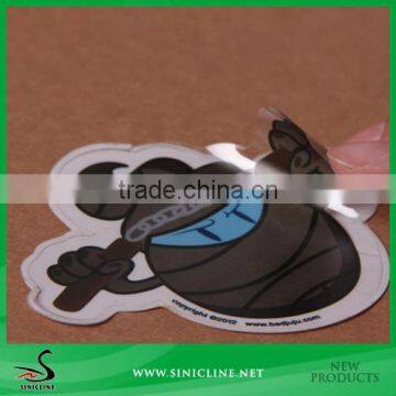 Sinicline Personalized PVC Cartoon Stickers For Bag Packing and Kid's Garment