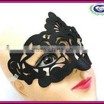 China Manufacturer Sexy Black Hollow Out Half Mask Designs