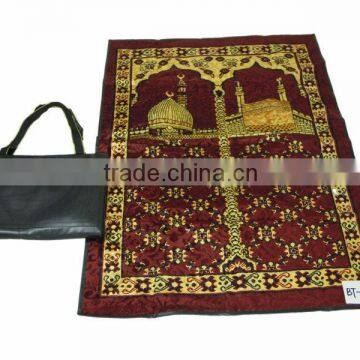 Travel portable Muslim Prayer Rug carpet new design Hajj gift