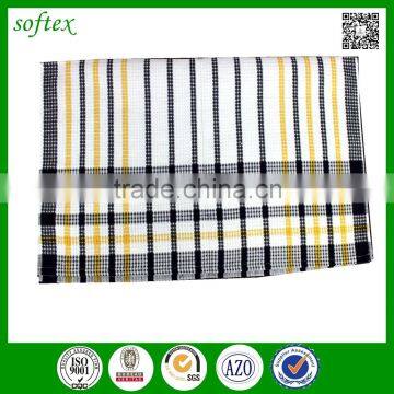 wholesale china factory OEM cotton yarn dyed 120g tea towels for kitchen