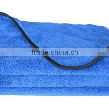 China Supply Custom 16x24inch 380 Gsm Plush Ultra Thick Microfiber Cloth for Car photo-3