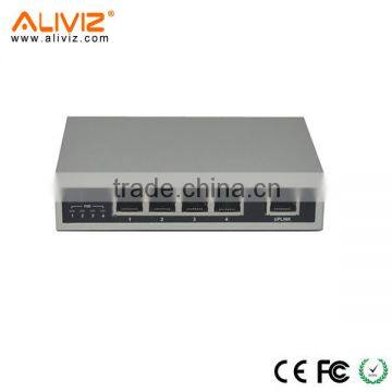 5 RJ-45 10/100M ports POE switch with power adapter
