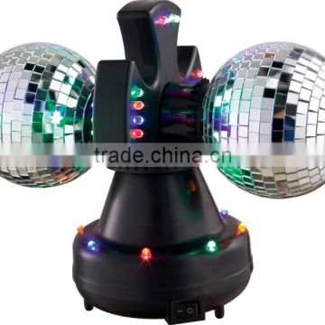 LT-2 LED 4''TWINS MIRROR BALL LAMP PARTY LIGHT