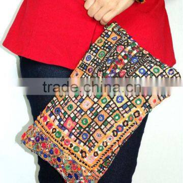 handmade gypsy tribal clutch bag girls purse