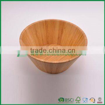 FUBOO High quality custom bamboo salad bowl,bamboo bowl wholesale made in China