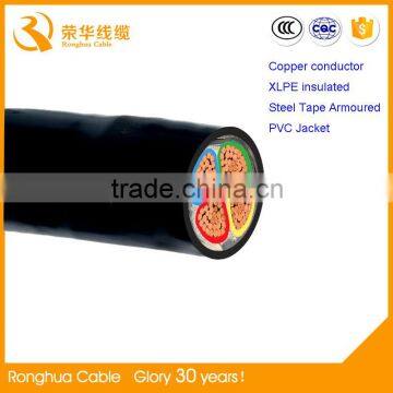 Copper Conductor 300 sq mm Electric XLPE/PVC Armoured Underground dc Power Copper Cable photo-5