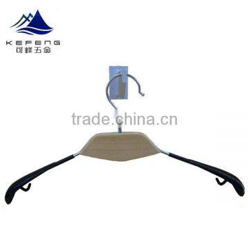 Fashionable Metal Clothes and Pants Hanger With Plastic Hook photo-4