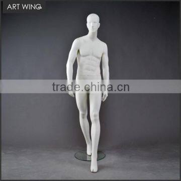 fashion scarf matte white male chrome mannequin