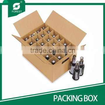 GLASS BOTTLE CARRIER BOX WITH SEPARATIONS                        
                                                Quality Choice