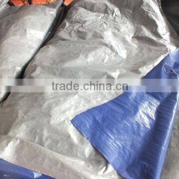 Tarpaulin 3x3 Polypropylene Sliver/blue Colour Triangle Plastic Rope Waterproof Outdoor Cover Manufacture Directly Hot Sell photo-6