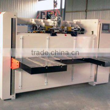 Semi Automatic Single Piece Stitcher Machine/carton Box Stitching Price/corrugated Cardboard Box Making