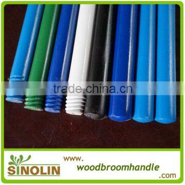 Colorful Lacquer Painted Wooden Broom Handle
