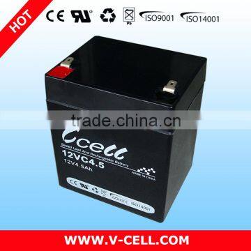 12V4.5 Deep Cycle Sealed Lead Acid Gel solar rechargeable Battery for Motorcycle