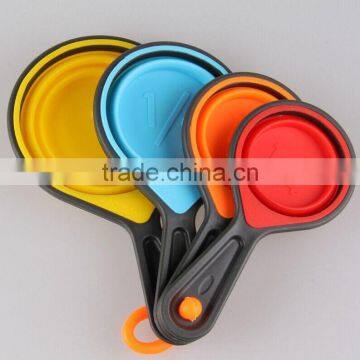 Newest silicone measuring spoon 4pcs