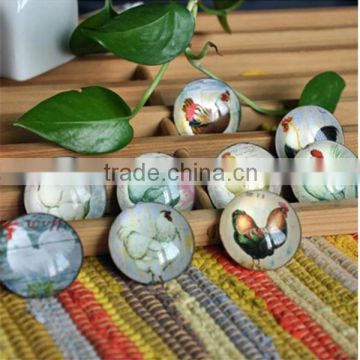 customized decor China glass crystal fish shape fridge magnet