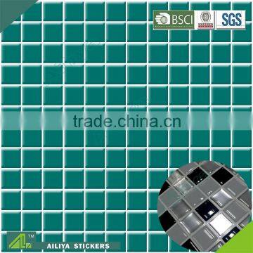 BSCI factory audit eco-friendly UV printing crystal custom waterproof bathroom tile stickers