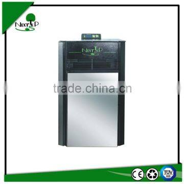 home using double door wood pellet stove with remote control