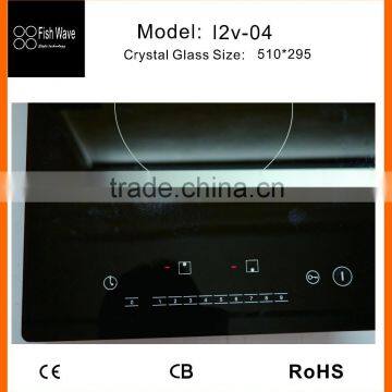 Sensor touch smooth surface 30cm 2 zones bar stoves vs butterfly stove in home appliance