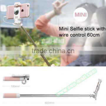 Wholesale Wired Selfie Stick, Mini Monopod Selfie Stick As Seen on TV photo-3