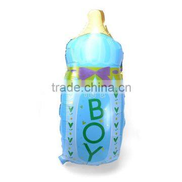 low price it's a boy bottle shape foil balloon for baby shower                        
                                                Quality Choice