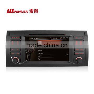 7'' 1Din Car Navigation GPS Car Radio for Bmw E39 With Original UI with all-in-one functions DJ7061