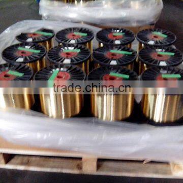 Brass coated steel sawing wire for cutting silicon