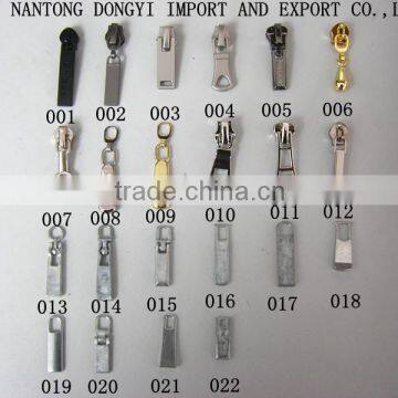 garment metal accessories metal zipper runner slider puller