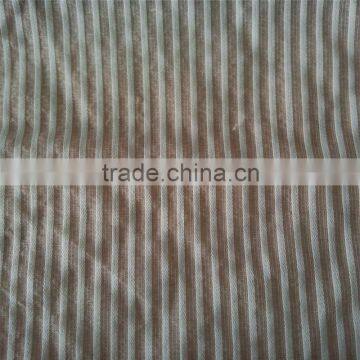 2015 new silk yard dyed woven fabric woven line silk cotton voile fabric