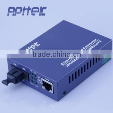 distance 40KM/60KM/80KM single fiber media converter,LFP function,External power supply