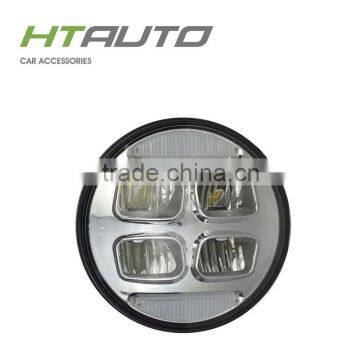 HTAUTO 7" 40W 10-30V Round Hi/Lo Beam Motorcycle Headlight Lamp For Wrangler Jeep Led Driving Offroad Light photo-2