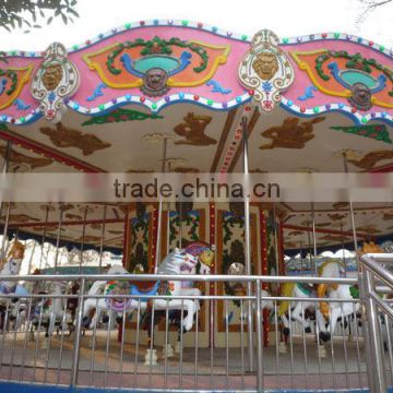 luxury carousel rides equipment/children playground carousel hot sale