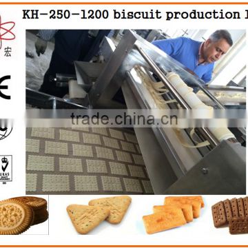 KH 250-1200 small scale biscuit machine with CE approved