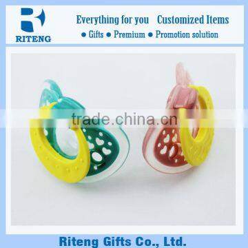 OEM Logo Crystal Blue Pacifier In Stock In Good Quality