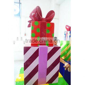 Christmas stack gift box decorations front door christmas gift box