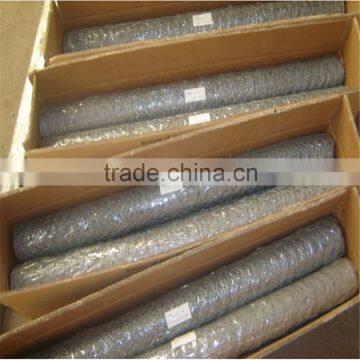 Alibaba china chicken galvanized hexagonal wire mesh With Low price