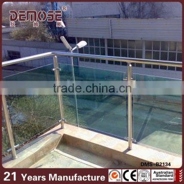 balustrade design Mirror finish stainless steel railing