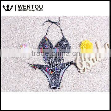 Wholesale Women Sexy Tassel Spa Bikini Swimsuit