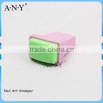 ANY Cheap Price Pink Plastic Handle Rubber Nail Art Stamper                        
                                                Quality Choice