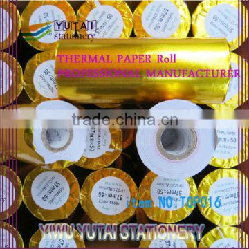 printed thermal paper for ATM/ POS/ cash register paper rolls