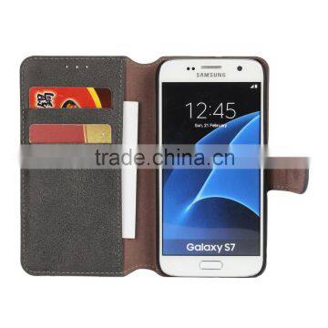 White PU Leather Cell Phone Case With Wallet and Card Slots for Samsung Galaxy S7/S7 Edge photo-5
