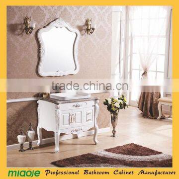 Hangzhou Modern Bathroom Furniture Cabinet with Craved Mirror