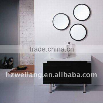 Hot Sell Modern Wood Stone Top Bathroom Cabinet