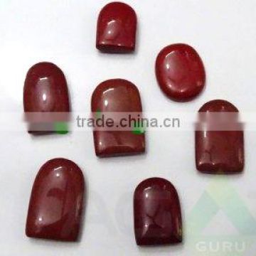 RED JASPER CABACHONES MIX SHAPE & SIZE