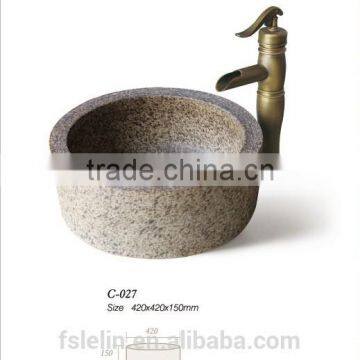 LELIN hand paint ceramic art basin bathroom basin LC027