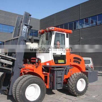 SZM terrain forklift with 5.5 tons all rough terrain forklift