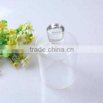 china manufacturer wholesale bell jar glass dome, decorative glass cover for candle