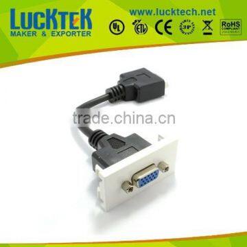 female to female screw amounted panel VGA cable